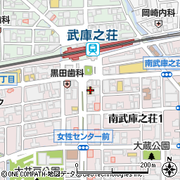 マクドナルド武庫之荘駅前店周辺の地図