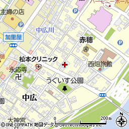兵庫県赤穂市中広842周辺の地図
