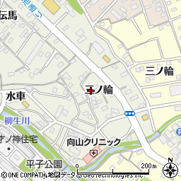 愛知県豊橋市向山町三ノ輪24周辺の地図