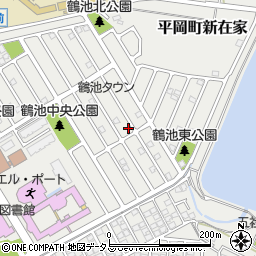 兵庫県加古川市平岡町新在家1192-129周辺の地図