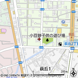 静岡県浜松市中央区小豆餅1丁目周辺の地図