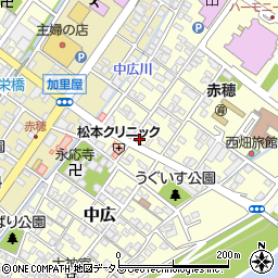 兵庫県赤穂市中広1012周辺の地図