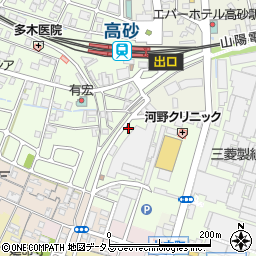 兵庫県高砂市高砂町栄町190周辺の地図