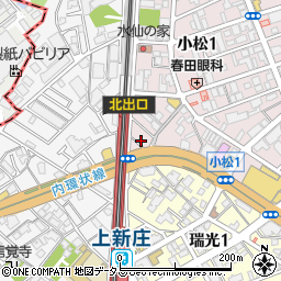 前川表具店周辺の地図