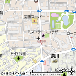 兵庫県西宮市樋之池町24-1周辺の地図