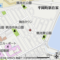 兵庫県加古川市平岡町新在家1192-128周辺の地図