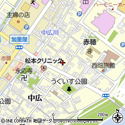 兵庫県赤穂市中広1007周辺の地図
