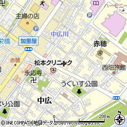 千崎ガラス店周辺の地図