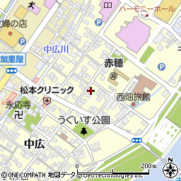 兵庫県赤穂市中広845周辺の地図