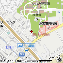 兵庫県加古川市平岡町新在家906-7周辺の地図