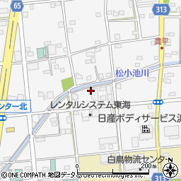 静岡県浜松市中央区貴平町70周辺の地図
