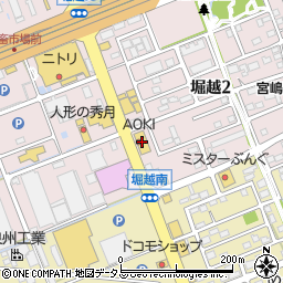 ＡＯＫＩ袋井店周辺の地図