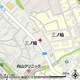 愛知県豊橋市向山町三ノ輪7周辺の地図