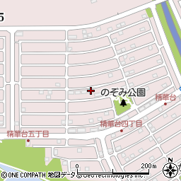 精華台メゾネットＤ棟周辺の地図