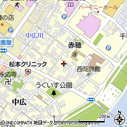 兵庫県赤穂市中広849周辺の地図