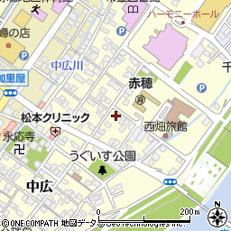 兵庫県赤穂市中広846周辺の地図