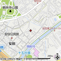 兵庫県加古川市尾上町安田158周辺の地図