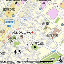 兵庫県赤穂市中広1004周辺の地図