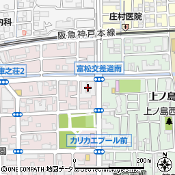 ルネ武庫之荘周辺の地図