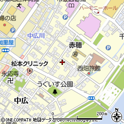 兵庫県赤穂市中広848周辺の地図