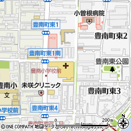 ココカラファイン豊中豊南店周辺の地図