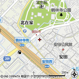 兵庫県加古川市尾上町安田635周辺の地図