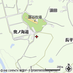 愛知県美浜町（知多郡）古布（奥ノ海道）周辺の地図