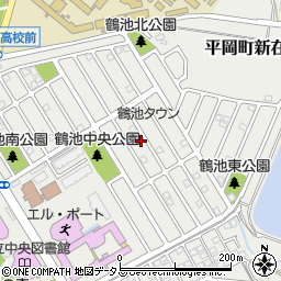 兵庫県加古川市平岡町新在家1192-91周辺の地図