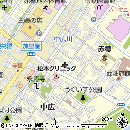 兵庫県赤穂市中広1023周辺の地図