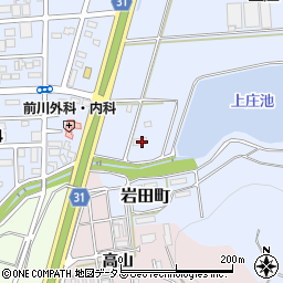 中日新聞　豊橋東岩田専売店周辺の地図
