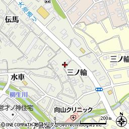 愛知県豊橋市向山町三ノ輪1周辺の地図