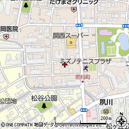 兵庫県西宮市樋之池町24-21周辺の地図