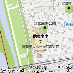 尼崎市立児童ホーム武庫南児童ホーム周辺の地図
