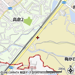 大阪府寝屋川市梅が丘2丁目4周辺の地図
