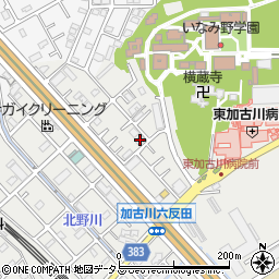 兵庫県加古川市平岡町新在家933-1周辺の地図