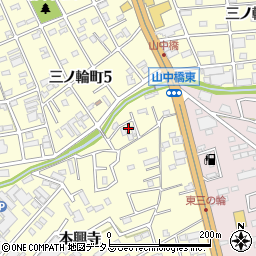 愛知県豊橋市三ノ輪町本興寺52-29周辺の地図