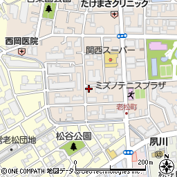 阪森鶏輔周辺の地図