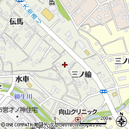愛知県豊橋市向山町三ノ輪1-11周辺の地図