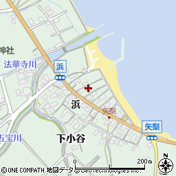 愛知県知多郡美浜町豊丘浜35周辺の地図