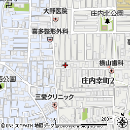 豊中南警察署庄内幸町交番周辺の地図
