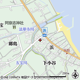 漁村センター周辺の地図