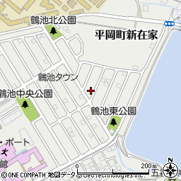 兵庫県加古川市平岡町新在家1192-396周辺の地図