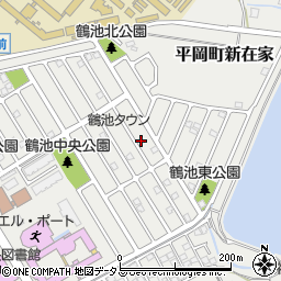 兵庫県加古川市平岡町新在家1192-149周辺の地図