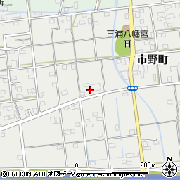静岡県浜松市中央区市野町343周辺の地図
