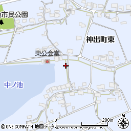 兵庫県神戸市西区神出町東周辺の地図