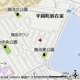 兵庫県加古川市平岡町新在家1192-410周辺の地図