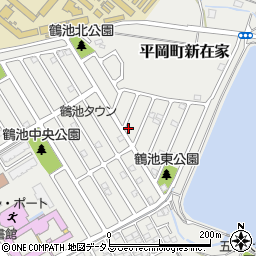 兵庫県加古川市平岡町新在家1192-385周辺の地図