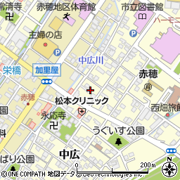 兵庫県赤穂市中広1021周辺の地図