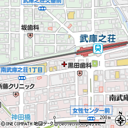 RYU-RYU 武庫之荘店周辺の地図
