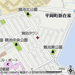 兵庫県加古川市平岡町新在家1192-160周辺の地図